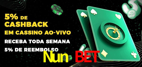 Promoções do cassino ao Vivo Nun Bet